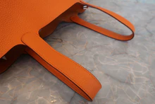 画像をギャラリービューアに読み込む, HERMES／エルメス ピコタンロックＭＭ トリヨンクレマンス オレンジ □O刻印 ハンドバッグ 600120186
