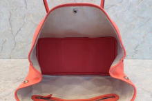 画像をギャラリービューアに読み込む, HERMES/エルメス ガーデンパーティPM ヴォーエプソン ローズジャイプール A刻印 トートバッグ 700090170