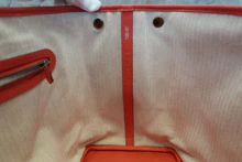 画像をギャラリービューアに読み込む, HERMES／エルメス ガーデンパーティPM ヴォーエプソン ローズジャイプール A刻印 トートバッグ 700090170
