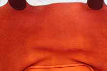 画像をギャラリービューアに読み込む, HERMES／エルメス ピコタンロックエクラＭＭ トリヨンクレマンス/ヴォースイフト オレンジポピー/ボルドー A刻印 ハンドバッグ 700100216
