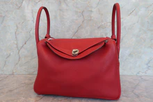 画像をギャラリービューアに読み込む, HERMES／エルメス リンディ34 トリヨンクレマンス ルージュカザック □Q刻印 ショルダーバッグ 700090167
