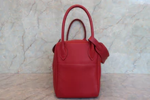 画像をギャラリービューアに読み込む, HERMES/エルメス リンディ34 トリヨンクレマンス ルージュカザック □Q刻印 ショルダーバッグ 700090167