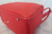 画像をギャラリービューアに読み込む, HERMES/エルメス リンディ34 トリヨンクレマンス ルージュカザック □Q刻印 ショルダーバッグ 700090167