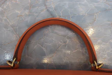 画像をギャラリービューアに読み込む, HERMES/エルメス ケリー28 ヴォーエプソン マンゴー □P刻印 ショルダーバッグ 700120070