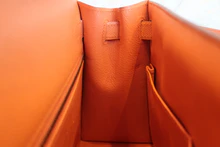 画像をギャラリービューアに読み込む, HERMES/エルメス ケリー28 ヴォーエプソン マンゴー □P刻印 ショルダーバッグ 700120070