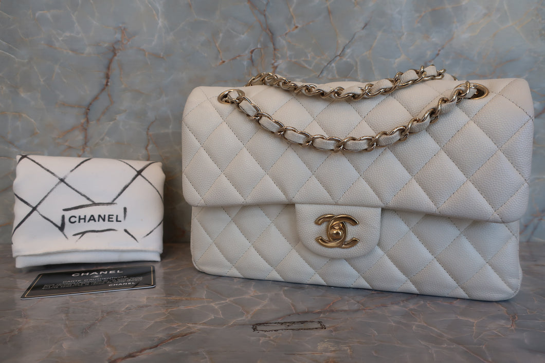 CHANEL/シャネル マトラッセＷフラップＷチェーンショルダーバッグ キャビアスキン ベージュ/ゴールド金具 ショルダーバッグ 600120172