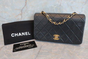 CHANEL/シャネル マトラッセチェーンショルダーバッグ ラムスキン ブラック/ゴールド金具 ショルダーバッグ 600100208