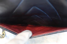 画像をギャラリービューアに読み込む, CHANEL/シャネル Vステッチチェーンショルダーバッグ ラムスキン ネイビー/ゴールド金具 ショルダーバッグ 800030123
