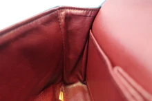 画像をギャラリービューアに読み込む, CHANEL/シャネル Vステッチチェーンショルダーバッグ ラムスキン ネイビー/ゴールド金具 ショルダーバッグ 800030123
