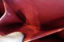 画像をギャラリービューアに読み込む, CHANEL/シャネル Vステッチチェーンショルダーバッグ ラムスキン ネイビー/ゴールド金具 ショルダーバッグ 800030123