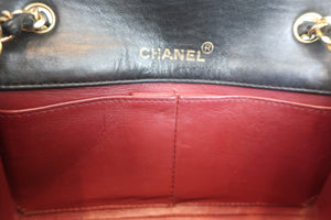 CHANEL/シャネル マトラッセチェーンショルダーバッグ ラムスキン ブラック/ゴールド金具 ショルダーバッグ 600100208