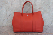 画像をギャラリービューアに読み込む, HERMES/エルメス ガーデンパーティPM ネゴンダ カプシーヌ □Q刻印 トートバッグ 700050258