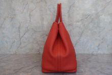 画像をギャラリービューアに読み込む, HERMES/エルメス ガーデンパーティPM ネゴンダ カプシーヌ □Q刻印 トートバッグ 700050258