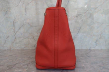 画像をギャラリービューアに読み込む, HERMES/エルメス ガーデンパーティPM ネゴンダ カプシーヌ □Q刻印 トートバッグ 700050258