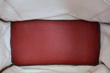 画像をギャラリービューアに読み込む, HERMES／エルメス バーキン35 バイカラー トリヨンクレマンス サンギーヌ/ホワイト □O刻印 ハンドバッグ 700070128
