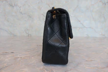 画像をギャラリービューアに読み込む, CHANEL/シャネル ミニマトラッセシングルフラップチェーンショルダーバッグ ラムスキン ブラック/ゴールド金具 ショルダーバッグ 800030199
