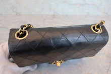 画像をギャラリービューアに読み込む, CHANEL/シャネル ミニマトラッセシングルフラップチェーンショルダーバッグ ラムスキン ブラック/ゴールド金具 ショルダーバッグ 800030199
