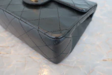 画像をギャラリービューアに読み込む, CHANEL/シャネル ミニマトラッセシングルフラップチェーンショルダーバッグ ラムスキン ブラック/ゴールド金具 ショルダーバッグ 800030199