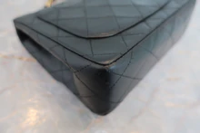 画像をギャラリービューアに読み込む, CHANEL/シャネル ミニマトラッセシングルフラップチェーンショルダーバッグ ラムスキン ブラック/ゴールド金具 ショルダーバッグ 800030199
