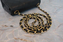 画像をギャラリービューアに読み込む, CHANEL/シャネル ミニマトラッセシングルフラップチェーンショルダーバッグ ラムスキン ブラック/ゴールド金具 ショルダーバッグ 800030199
