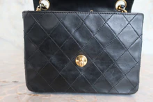 画像をギャラリービューアに読み込む, CHANEL/シャネル ミニマトラッセシングルフラップチェーンショルダーバッグ ラムスキン ブラック/ゴールド金具 ショルダーバッグ 800030199