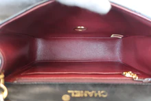 画像をギャラリービューアに読み込む, CHANEL/シャネル ミニマトラッセシングルフラップチェーンショルダーバッグ ラムスキン ブラック/ゴールド金具 ショルダーバッグ 800030199
