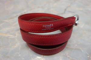 HERMES／エルメス ケリー35 トリヨンクレマンス ルージュガランス □I刻印 ショルダーバッグ 600090236