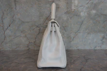 画像をギャラリービューアに読み込む, HERMES/エルメス ケリー28 トリヨンクレマンス ホワイト □I刻印 ショルダーバッグ 700080133