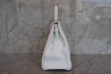 画像をギャラリービューアに読み込む, HERMES／エルメス ケリー28 トリヨンクレマンス ホワイト □I刻印 ショルダーバッグ 700080133
