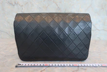 画像をギャラリービューアに読み込む, CHANEL/シャネル マトラッセチェーンショルダーバッグ ラムスキン ブラック/ゴールド金具 ショルダーバッグ 800040026
