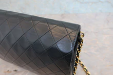 画像をギャラリービューアに読み込む, CHANEL/シャネル マトラッセチェーンショルダーバッグ ラムスキン ブラック/ゴールド金具 ショルダーバッグ 800040026