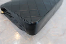 画像をギャラリービューアに読み込む, CHANEL/シャネル マトラッセチェーンショルダーバッグ ラムスキン ブラック/ゴールド金具 ショルダーバッグ 800040026