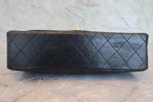 画像をギャラリービューアに読み込む, CHANEL/シャネル パリ限定マトラッセダブルフラップチェーンショルダーバッグ ラムスキン ブラック/ゴールド金具 ショルダーバッグ 800040024
