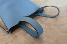 画像をギャラリービューアに読み込む, HERMES/エルメス ピコタンロックタッチPM トリヨンクレマンス/ヴォースイフト ブルーパラダイス T刻印 ハンドバッグ 700100239