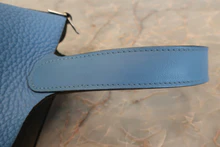 画像をギャラリービューアに読み込む, HERMES／エルメス ピコタンロックタッチＰＭ トリヨンクレマンス/ヴォースイフト ブルーパラダイス T刻印 ハンドバッグ 700100239
