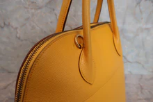 画像をギャラリービューアに読み込む, HERMES／エルメス ボリード35 クシュベル ジョーヌ □A刻印 ショルダーバッグ 800020121
