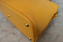 画像をギャラリービューアに読み込む, HERMES／エルメス ボリード35 クシュベル ジョーヌ □A刻印 ショルダーバッグ 800020121
