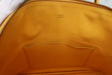 画像をギャラリービューアに読み込む, HERMES／エルメス ボリード35 クシュベル ジョーヌ □A刻印 ショルダーバッグ 800020121
