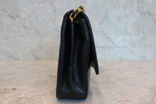 画像をギャラリービューアに読み込む, CHANEL/シャネル マトラッセチェーンショルダーバッグ ラムスキン ブラック/ゴールド金具 ショルダーバッグ 800040040