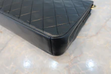 画像をギャラリービューアに読み込む, CHANEL/シャネル マトラッセチェーンショルダーバッグ ラムスキン ブラック/ゴールド金具 ショルダーバッグ 800040040
