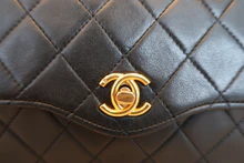 画像をギャラリービューアに読み込む, CHANEL/シャネル マトラッセチェーンショルダーバッグ ラムスキン ブラック/ゴールド金具 ショルダーバッグ 800040040
