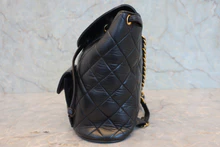 画像をギャラリービューアに読み込む, CHANEL/シャネル マトラッセチェーンリュック ラムスキン ブラック/ゴールド金具 リュック 800030206
