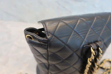 画像をギャラリービューアに読み込む, CHANEL/シャネル マトラッセチェーンリュック ラムスキン ブラック/ゴールド金具 リュック 800030206