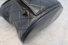 画像をギャラリービューアに読み込む, CHANEL/シャネル マトラッセチェーンリュック ラムスキン ブラック/ゴールド金具 リュック 800030206
