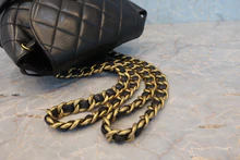 画像をギャラリービューアに読み込む, CHANEL/シャネル マトラッセチェーンリュック ラムスキン ブラック/ゴールド金具 リュック 800030206
