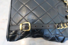 画像をギャラリービューアに読み込む, CHANEL/シャネル マトラッセチェーンリュック ラムスキン ブラック/ゴールド金具 リュック 800030206
