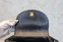 画像をギャラリービューアに読み込む, CHANEL/シャネル マトラッセチェーンリュック ラムスキン ブラック/ゴールド金具 リュック 800030206