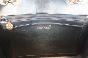 CHANEL/シャネル マトラッセチェーンショルダーバッグ ラムスキン ブラック/ゴールド金具 ショルダーバッグ 600100224