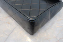 画像をギャラリービューアに読み込む, CHANEL/シャネル 中マトラッセシングルフラップWチェーンショルダーバッグ ラムスキン ブラック/ゴールド金具 ショルダーバッグ 800040030
