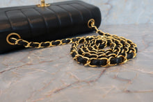 Load image into Gallery viewer, CHANEL Mademoiselle chain shoulder bag Lambskin Black/Gold hadware Shoulder bag 600120140
